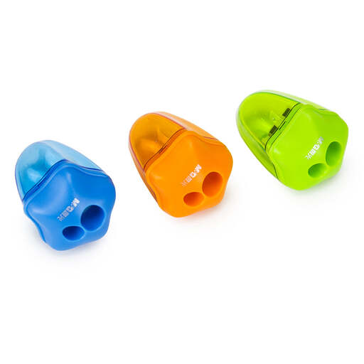 M&G Manual Dual Hole Pencil Sharpeners 3 Pack
