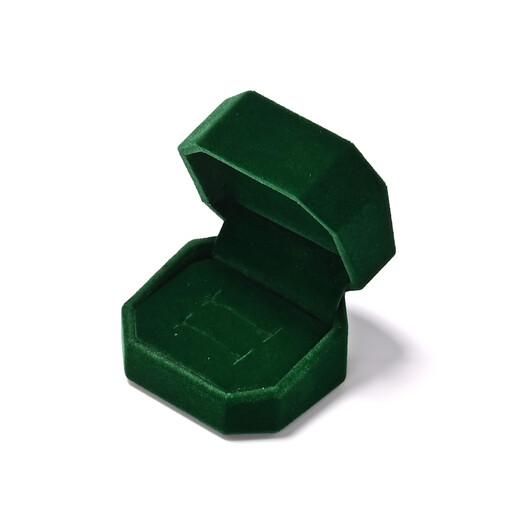 Oirlv octagonal velvet ring box