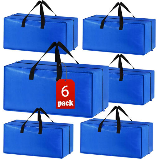 Storage bags with lids, 6-pack