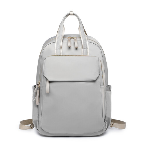 Sac à dos déperlant Miss Lulu pour ordinateur portable, gris