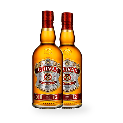 Pack of 2 Chivas Regal 12 Year Deluxe Whisky 70cl