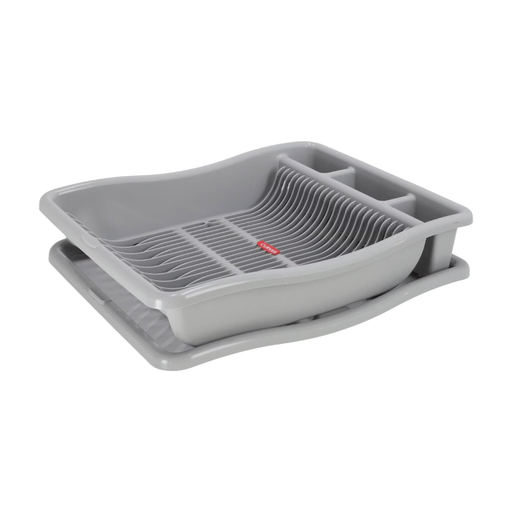 Curver Dish Drainer Light Grey with Tray
