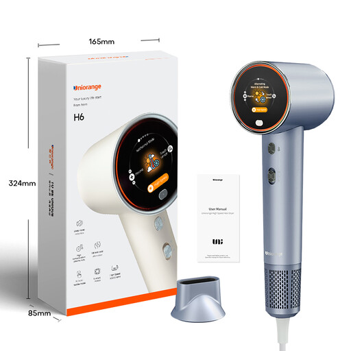 Uniorange H6 Plasma High-Speed Hair Dryer with HD Display