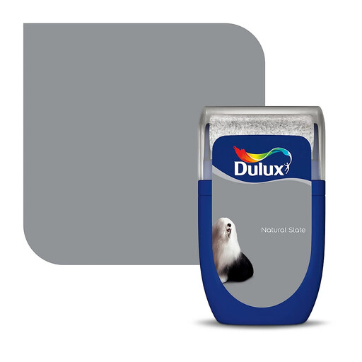 Dulux Matt Emulsion Paint Tester Pot Natural Slate 30ml