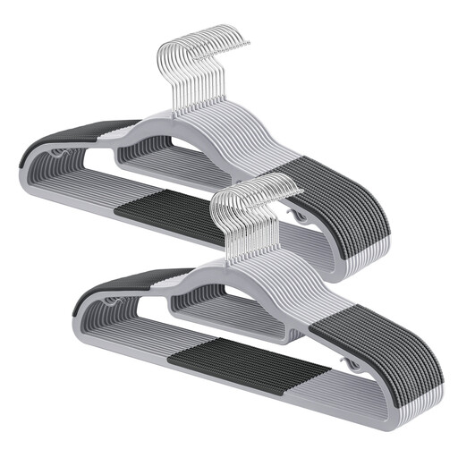 JOYFURNOS 30 Heavy-Duty Plastic Coat Hangers