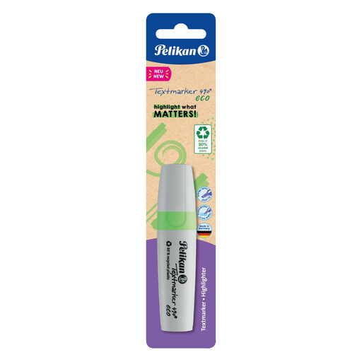 Pelikan Highlighter 490 Eco, Neon Green