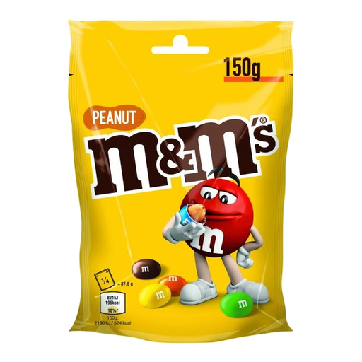 M&M's Peanut Chocolate Candies Pouch 150g