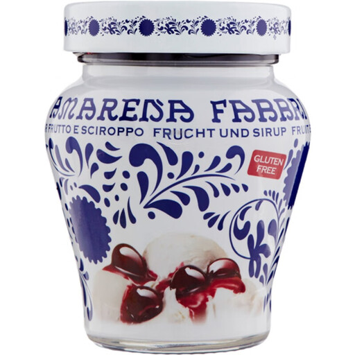 Amarena (griottes au sirop) bocal en verre FABBRI 230g