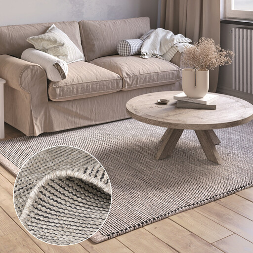 My Flair 'Suzan' Rectangular Rug Cream 230 x 160 cm