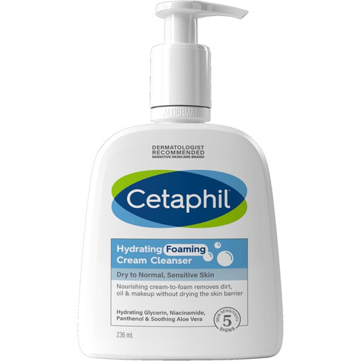Cetaphil Hydrating Foaming Cream Cleanser