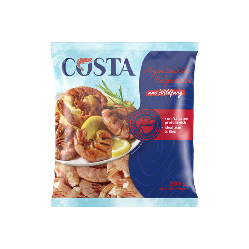 Costa Argentine Red Prawns 200 g