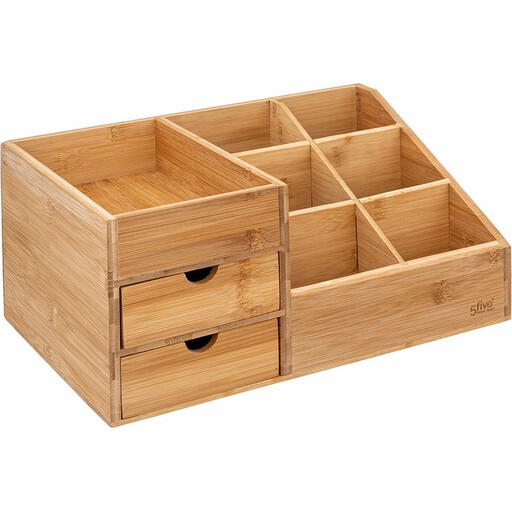 5five Bamboo 2-Drawer Organizer - 33 cm