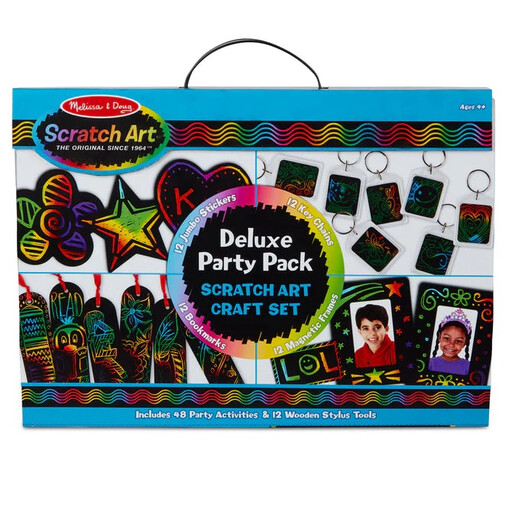 Melissa and Doug Scratch Art Set Deluxe Party Pack