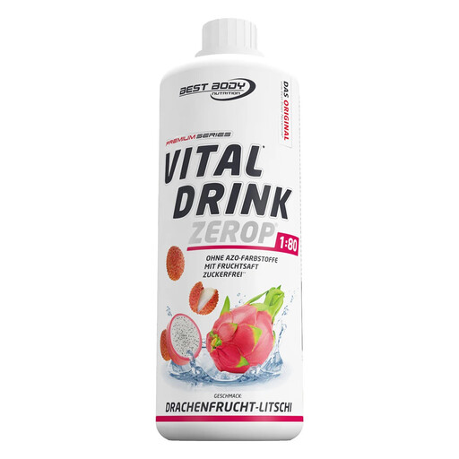 BEST BODY NUTRITION Vital Drink Zero - Dragon Fruit-Lychee
