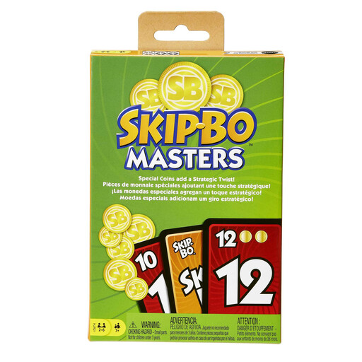 MATTEL Skip-Bo Masters Card Game HJR21