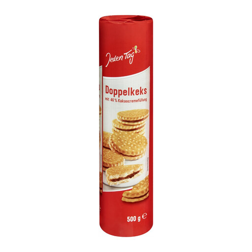 Jeden Tag Chocolate Filled Biscuits 500g