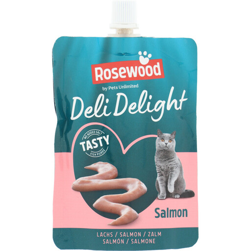 Friandise pour chat Rosewood, saveur saumon, 80 g