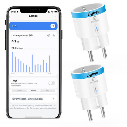 EIGHTREE Zigbee Smart Plug with Energy Monitoring