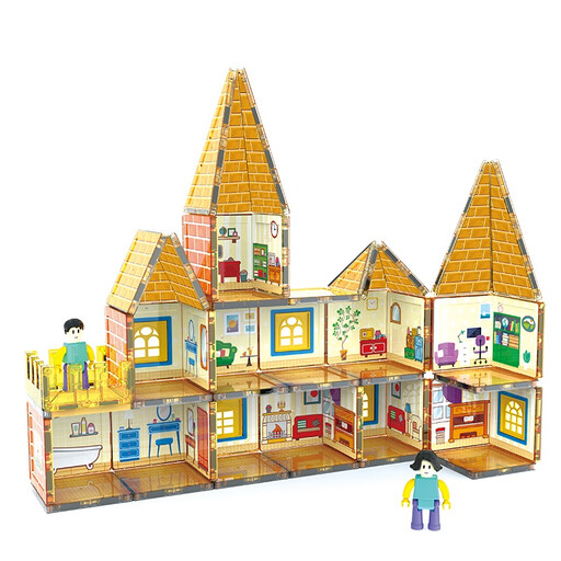 XINQIYUAN Qiyuan Villa Style Magnetic Building Set
