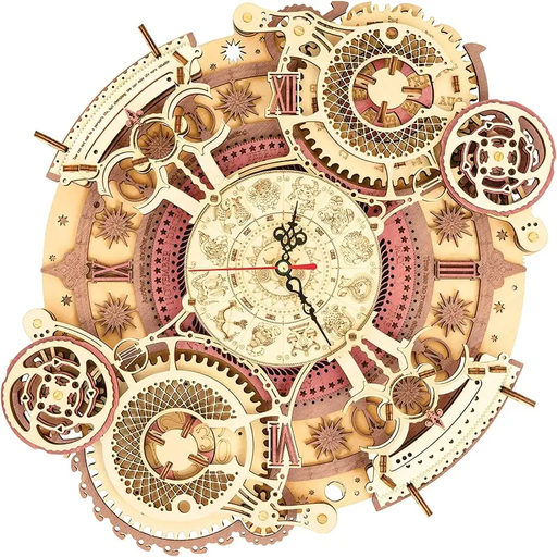 ROKR Zodiac Wall Clock 3D Wooden Puzzle