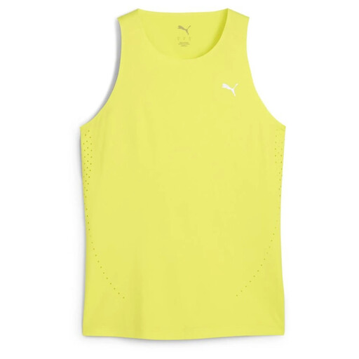 Puma Women's Run Cloudspun Tank in Lemon Sherbert