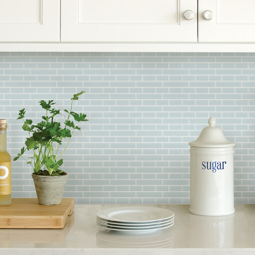 In Home Sea Glass Peel & Stick Splashback Tiles