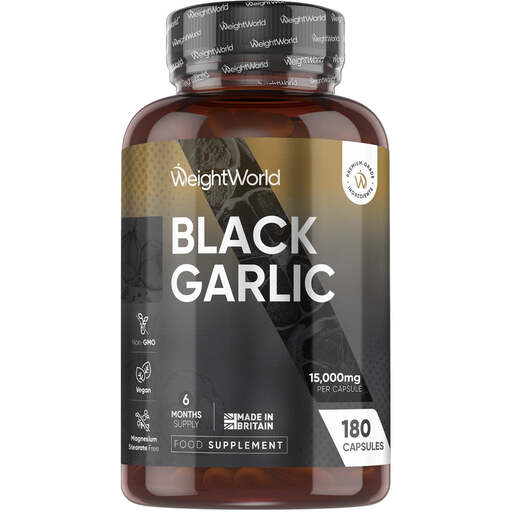 WeightWorld Black Garlic Extract 15000mg 180 Capsules