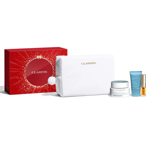CLARINS SET CRYO FLASH MASK 75ML + CR 15ML + LIP