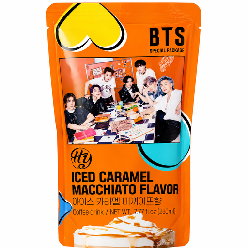 BTS 焦糖玛奇朵冰咖啡，230 ml
