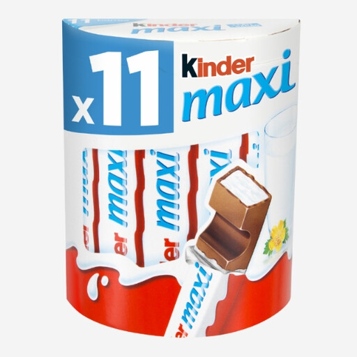 Kinder Chocolate Bars Maxi Pack, 11 bars, 231 g
