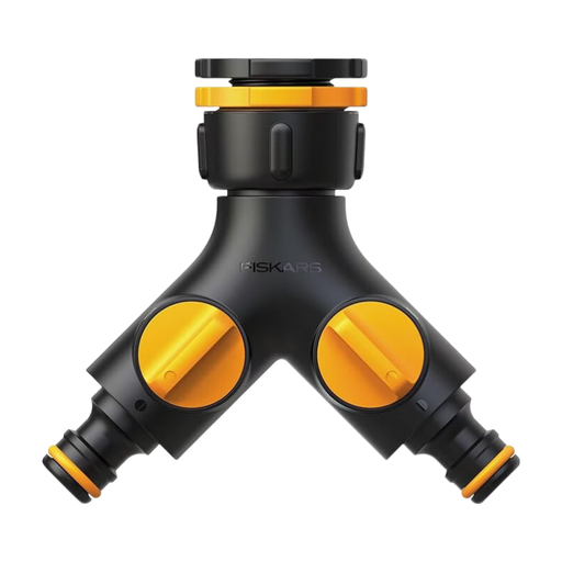Fiskars Multi 2-Way Faucet Coupling with On/Off Valve