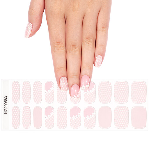 MeoMagic Gel Nail Stickers 14-279 - Lace & Flowers