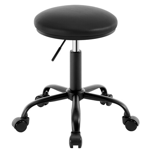 EUGAD 360° Swivel Stool with Casters, height-adjustable