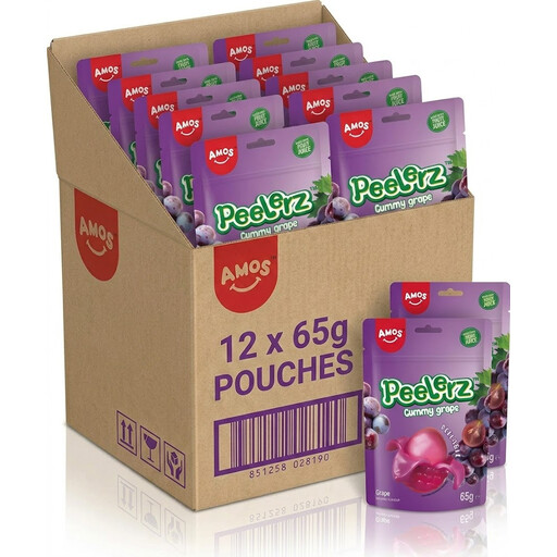 Amos Peelerz Grape 12x65g