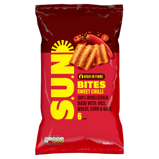 Walkers Sunbites Sweet Chili 6x25g