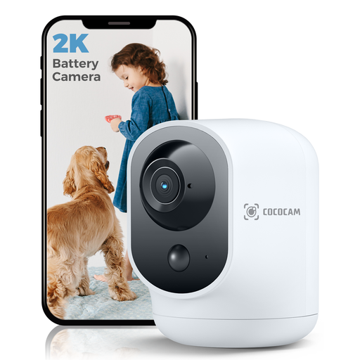 COCOCAM 2K Indoor Pan Tilt Security Camera
