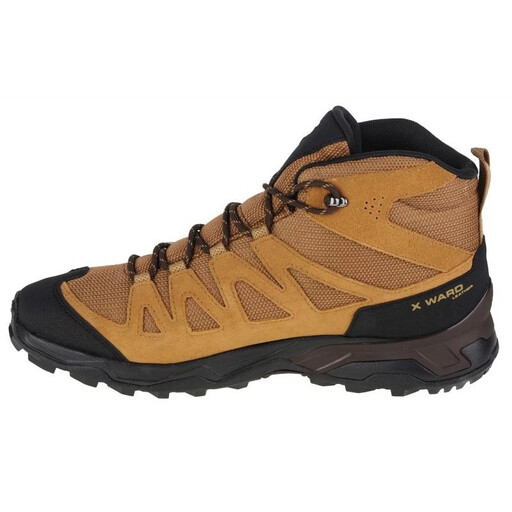 SALOMON X Ward Leather Mid GTX Brown