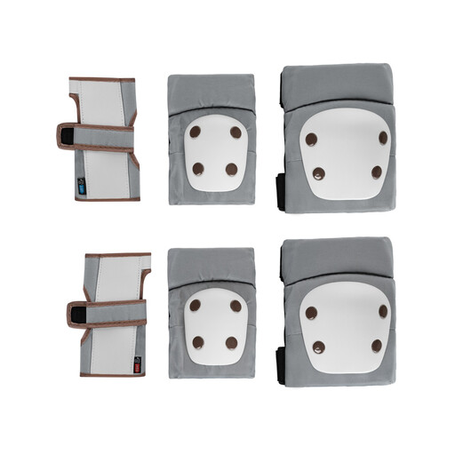Kikka boo Knee and Elbow Protection Set Grey