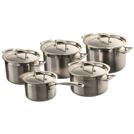 Le Creuset 3-Ply RVS Kookpottenset