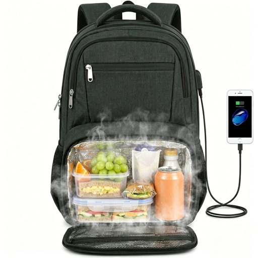 best backpack laptop lunch Box Backpack, Gray / 17'' friendly design Lunch Backpack for Women Men