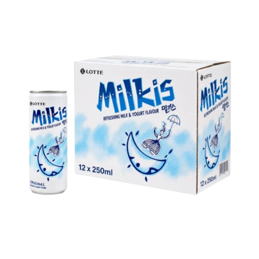 Milkis Cream Soda Milk & Yogurt (Original) Flavour, 12 × 250ml cans