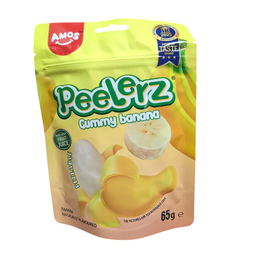 CANDY AMOS 65 GR PEELERZ GUMMY BANANA HALAL