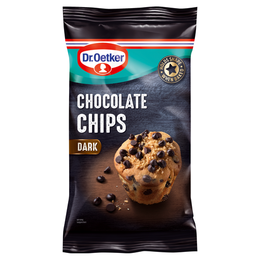 Dr. Oetker Luxury Plain Chocolate Chips 100g
