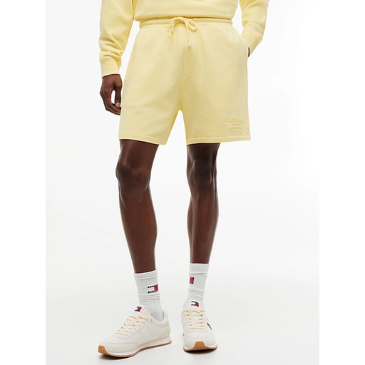 Tommy Hilfiger Jeans Classic Tonal Logo Embroidery Sweat Shorts - Citronella