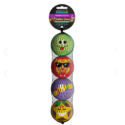 Sportspet Tough Bounce 4 Pack