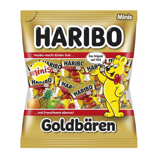 Haribo Goldbears Mini Bags Fruit Gums 250g