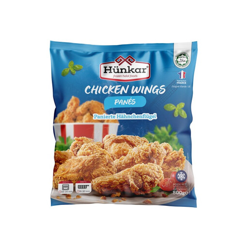 Ailes de Poulet Panées Halal H?NKAR 800g