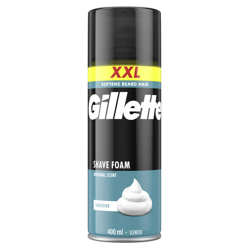 Gillette Sensitive Basic Shaving Foam 400 ml