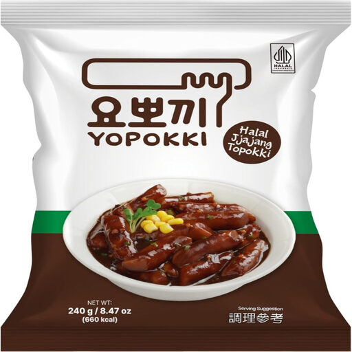 Yopokki Halal Jjajang Pouch 240g