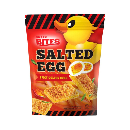 My Bizcuit Snazk Bites Spicy Golden Cube Salted Egg 100g